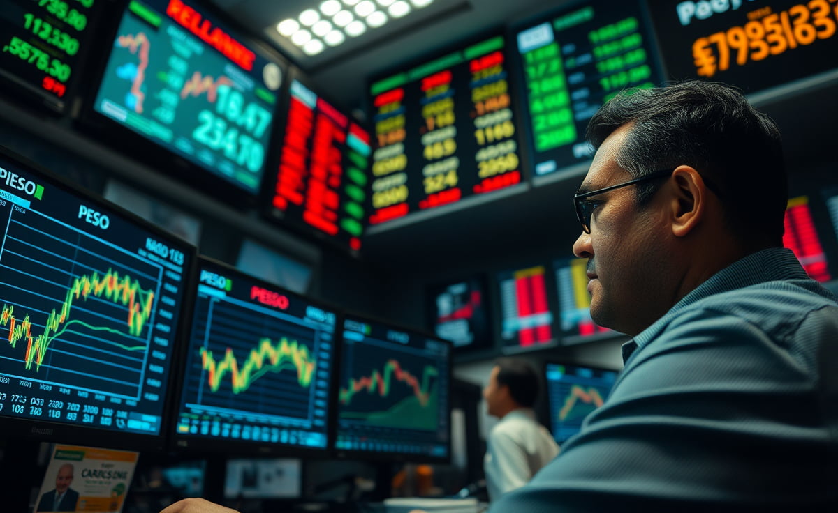 Peso se desploma antes de anuncio de Banxico y caída bursátil 1 El peso, divisa más perdedora previo a anuncio de Banxico