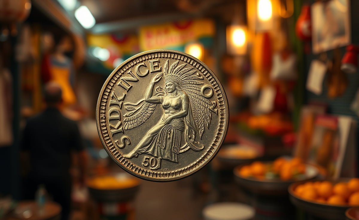 Moneda de 50 pesos con diosa mexica vale hasta medio millón 1 La moneda de 50 pesos con la diosa mexica que ahora se vende hasta en medio millón